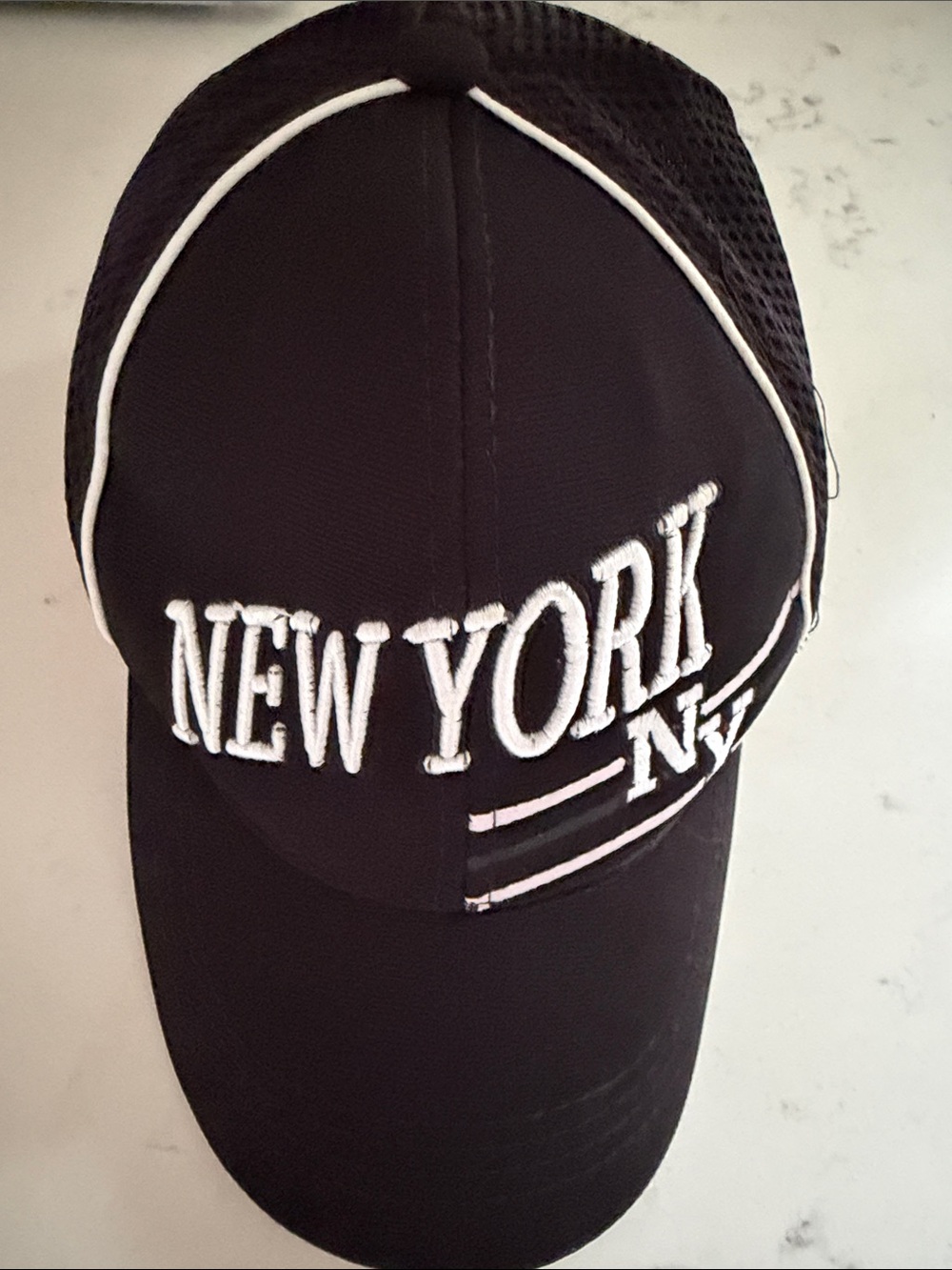 New York Embroidered Black Baseball Cap